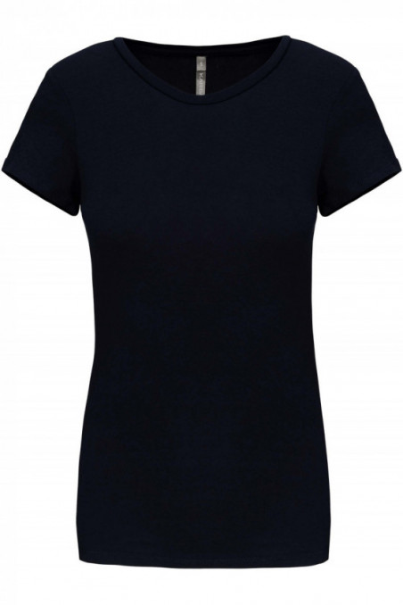 T-Shirt col rond manches courtes femme