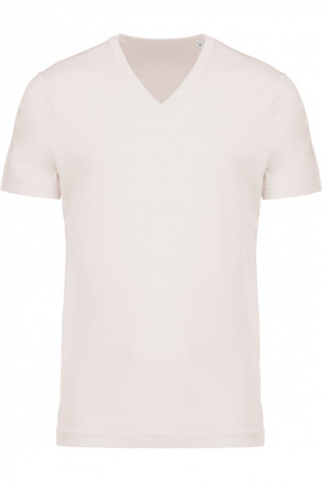 T-shirt coton Bio col V homme