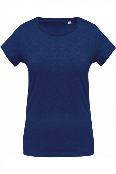 T-shirt coton Bio col rond femme