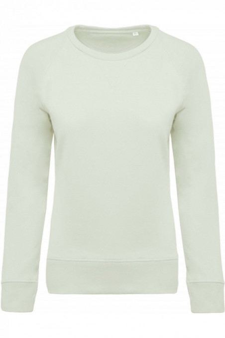 Sweat-shirt Bio col rond manches raglan femme