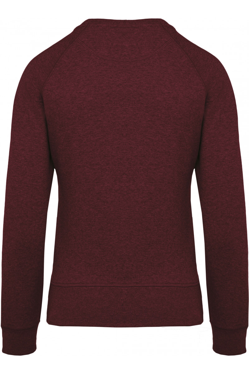 Sweat-shirt Bio col rond manches raglan femme