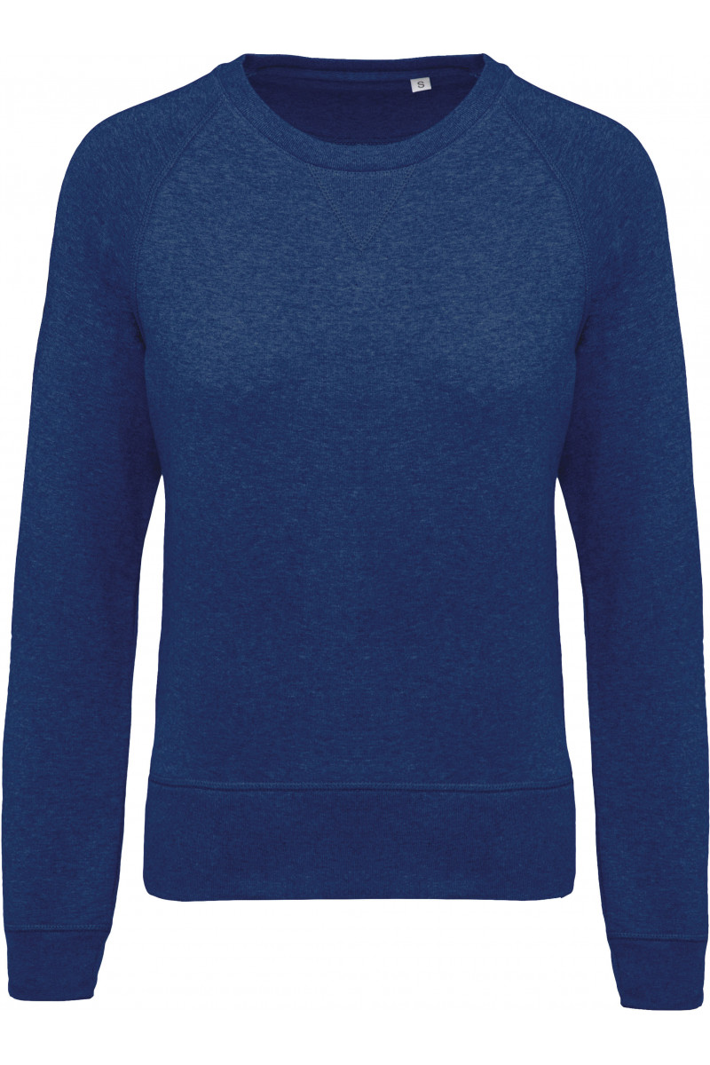 Sweat-shirt Bio col rond manches raglan femme