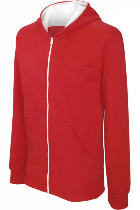 Sweat-shirt zippé capuche enfant