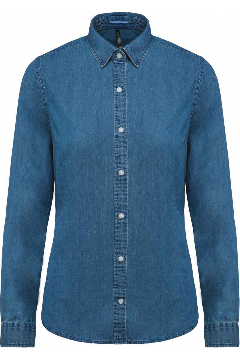 Chemise denim femme