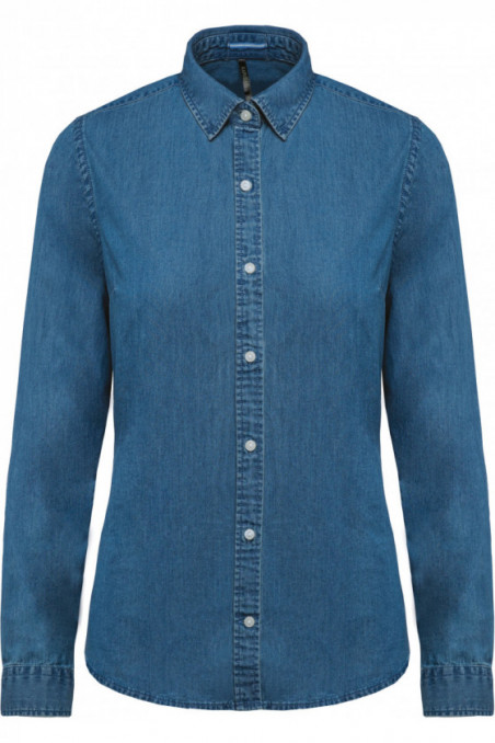 Chemise denim femme