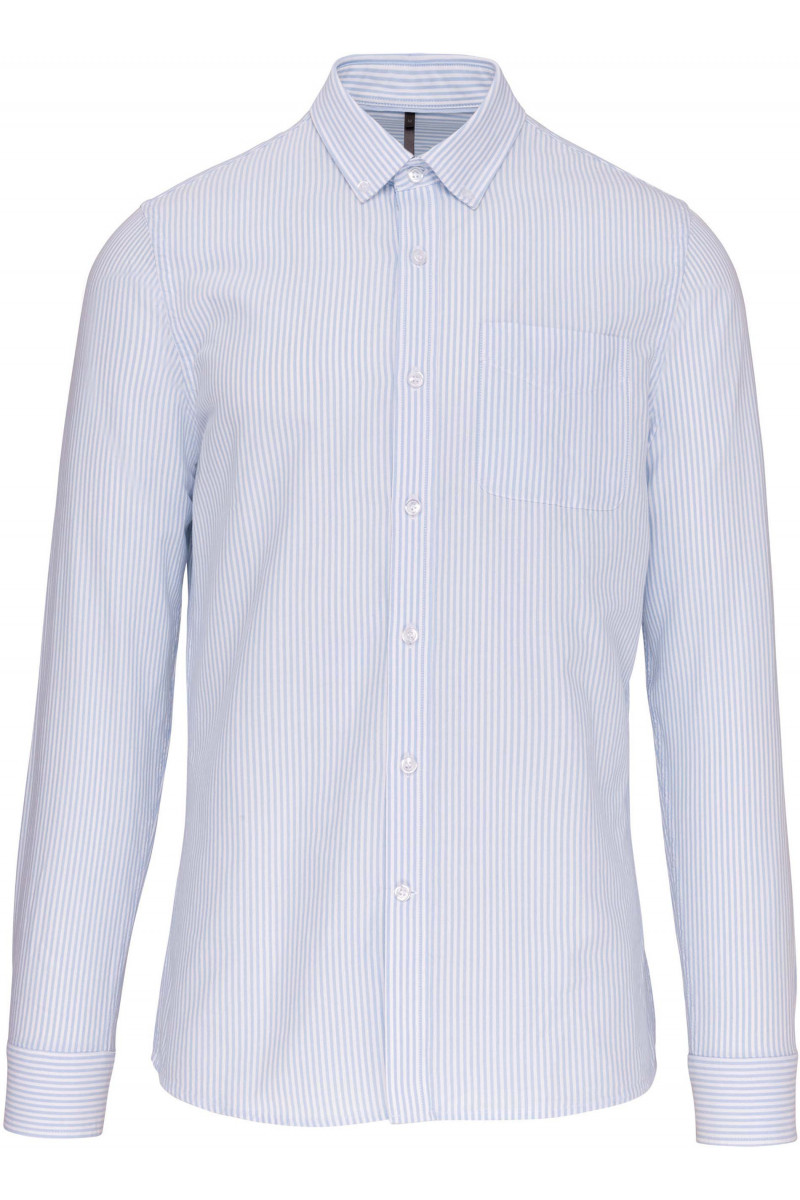 CHEMISE OXFORD LAVÉE MANCHES LONGUES