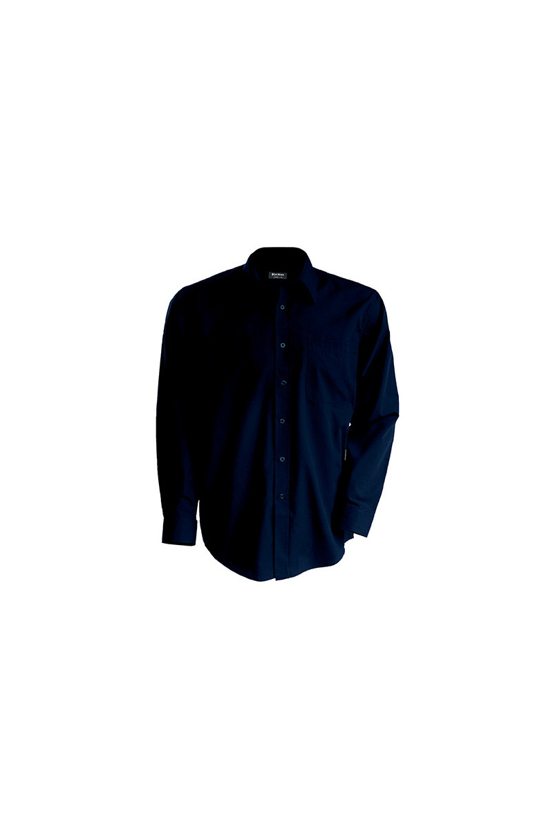Chemise popeline manches longues enfant