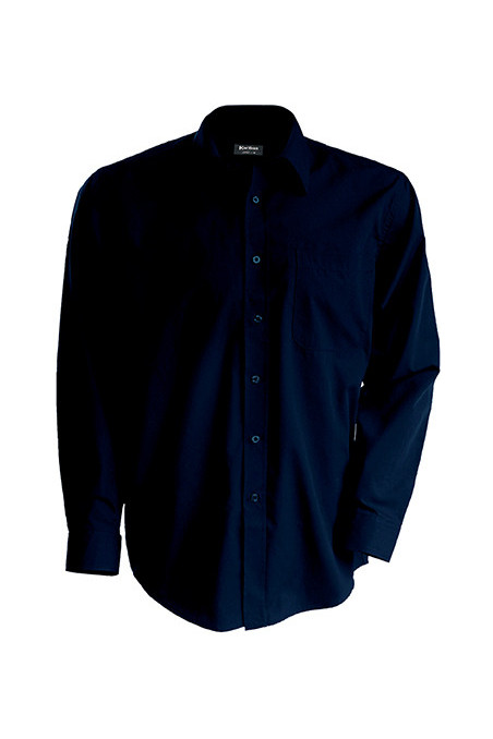 Chemise popeline manches longues enfant