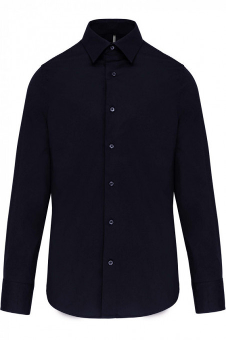 Chemise coton / élasthanne manches longues