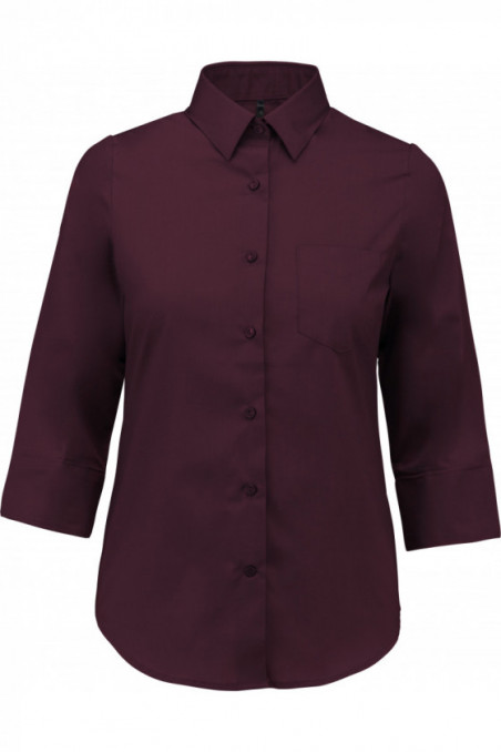 Chemise manches 3/4 femme