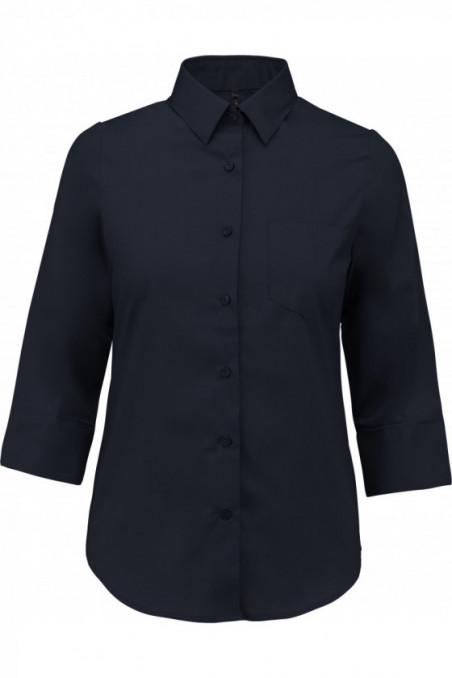 Chemise manches 3/4 femme