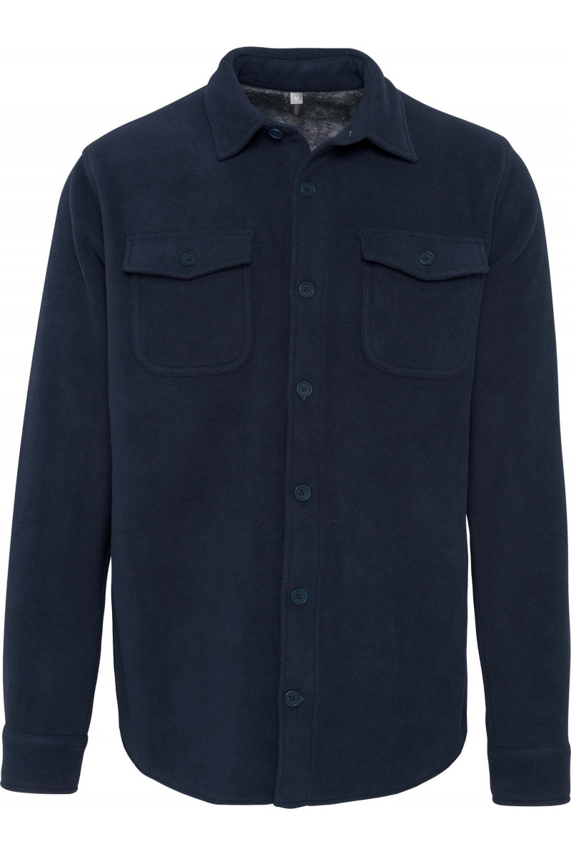 Surchemise polaire doublée sherpa polaire homme