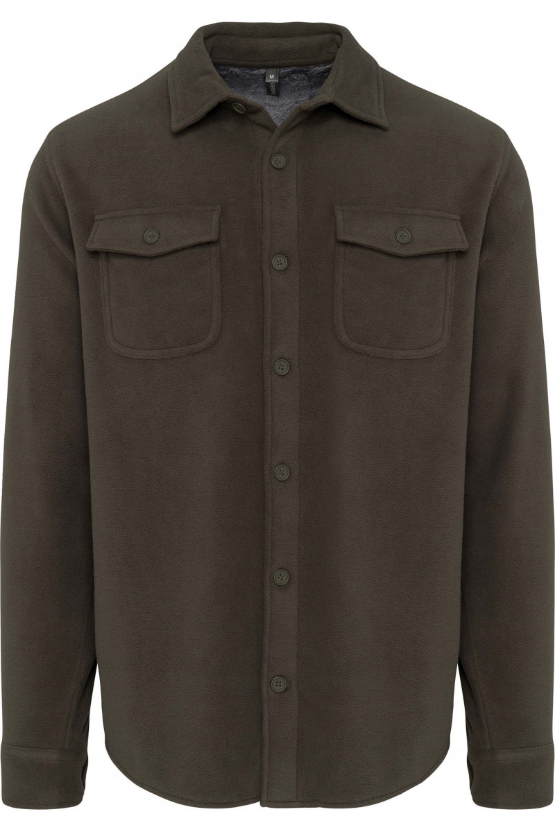 Surchemise polaire doublée sherpa polaire homme