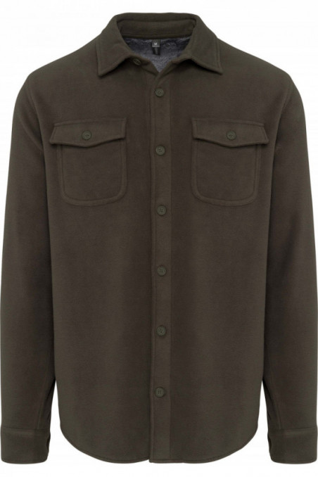 Surchemise polaire doublée sherpa polaire homme