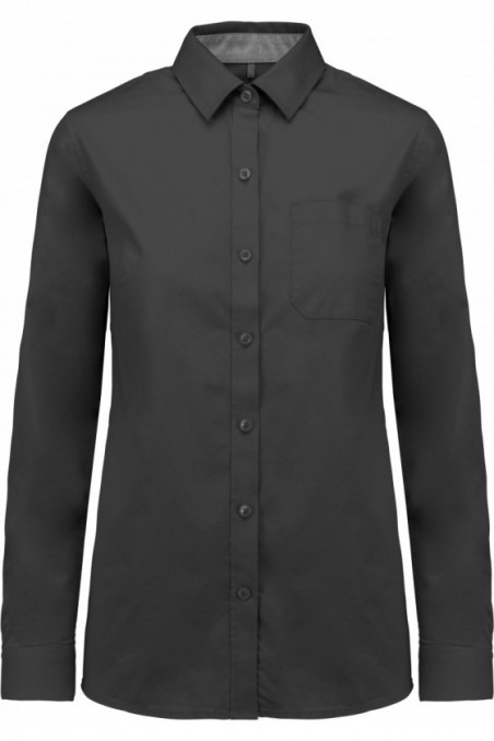 Chemise coton Nevada manches longues femme