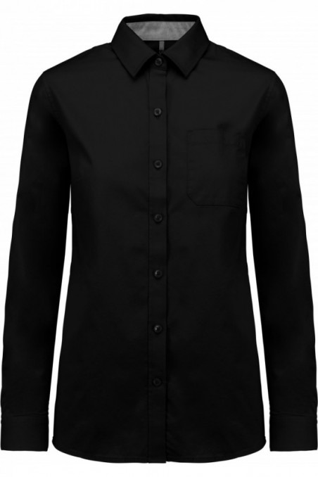 Chemise coton Nevada manches longues femme
