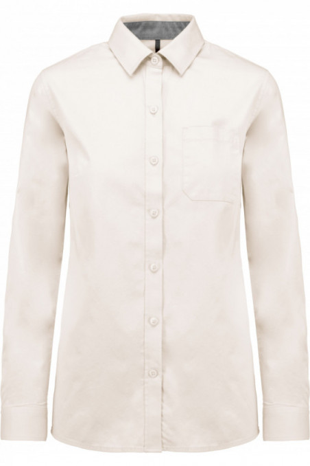 Chemise coton Nevada manches longues femme