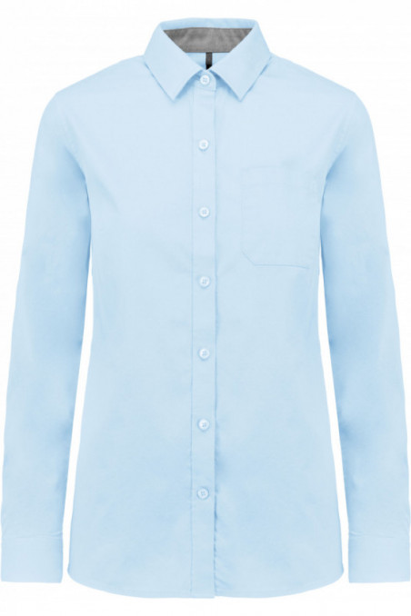 Chemise coton Nevada manches longues femme