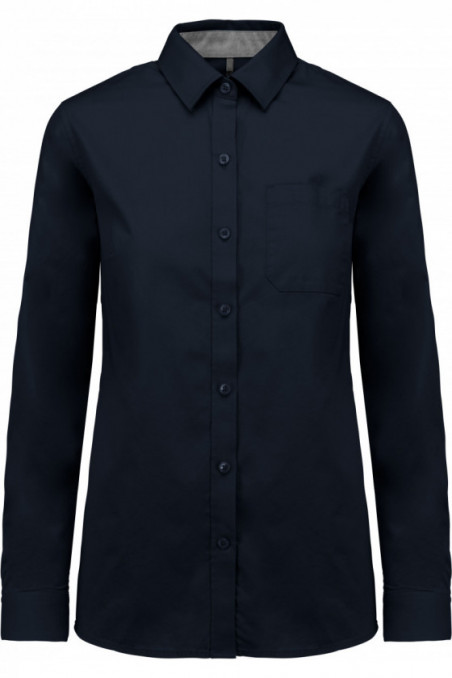 Chemise coton Nevada manches longues femme