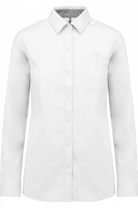 Chemise coton Nevada manches longues femme