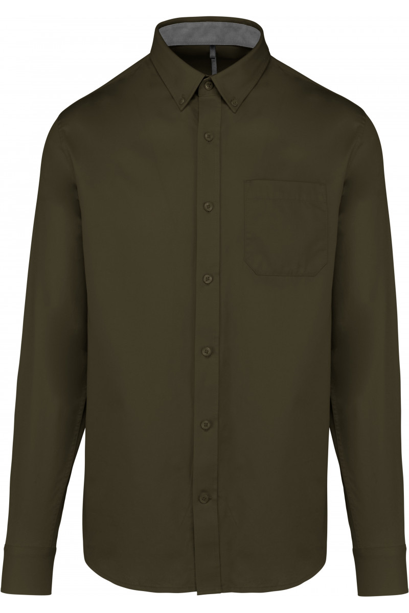 Chemise coton manches longues Nevada homme