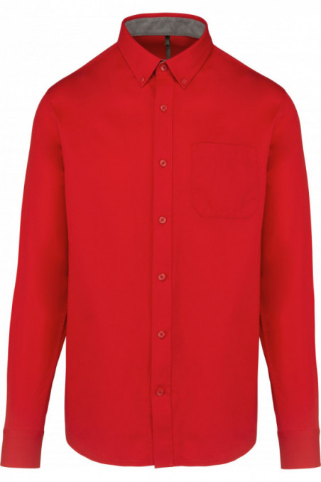 Chemise coton manches longues Nevada homme