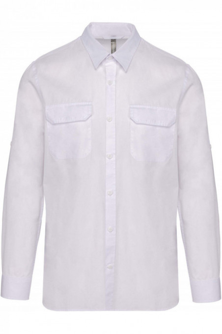 Chemise safari manches longues homme