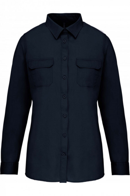 Chemise safari manches longues femme
