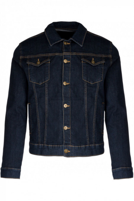 Blouson denim non doublé homme