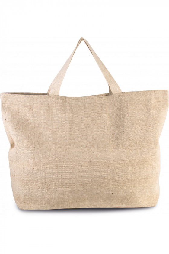 Grand sac de shopping fourre-tout esprit rustique