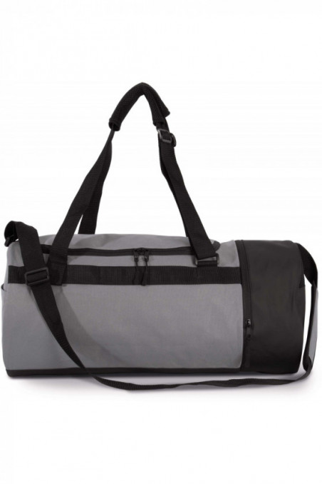 Sac de sport forme tube avec compartiment chaussure séparé