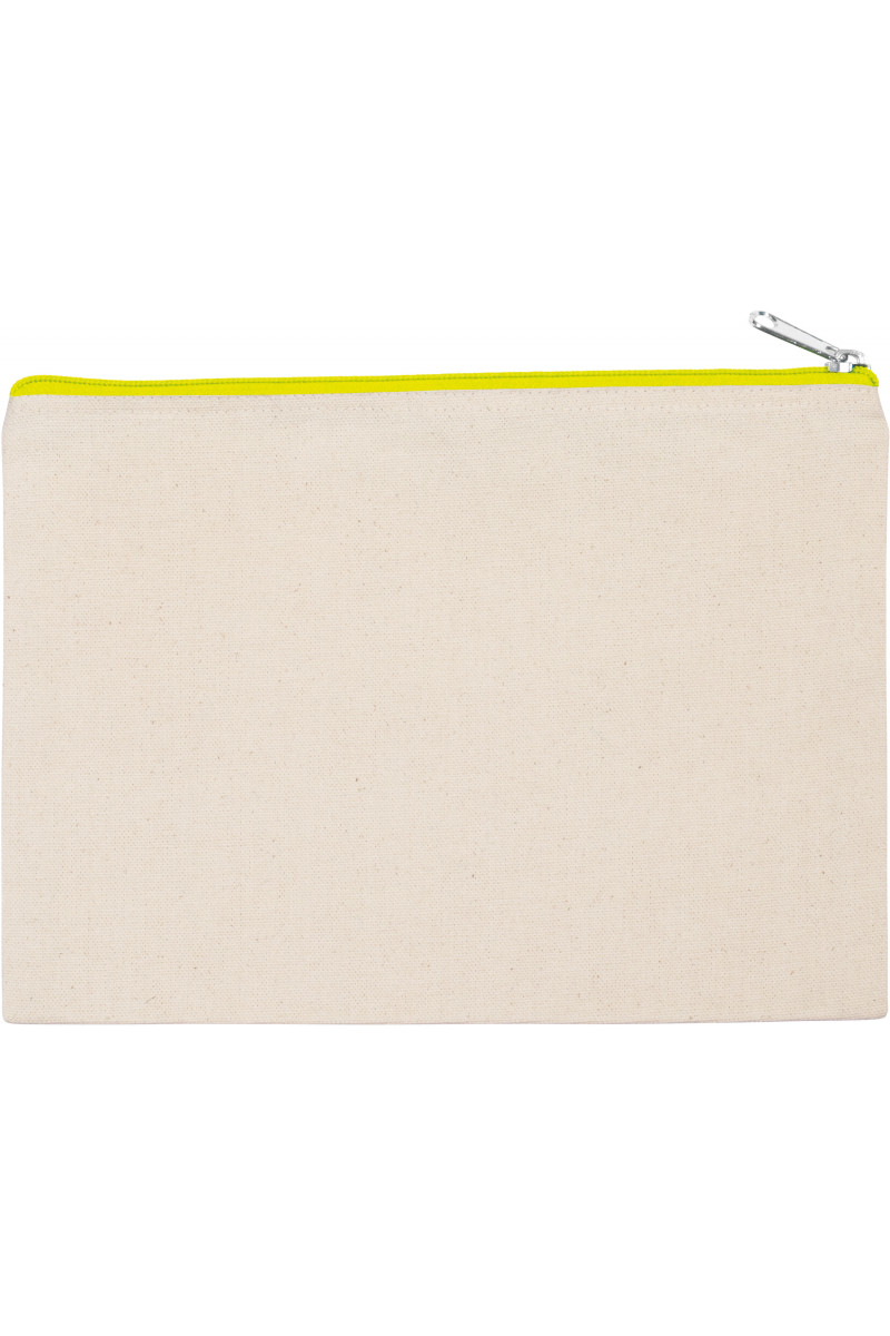 Pochette en coton canvas - grand modèle