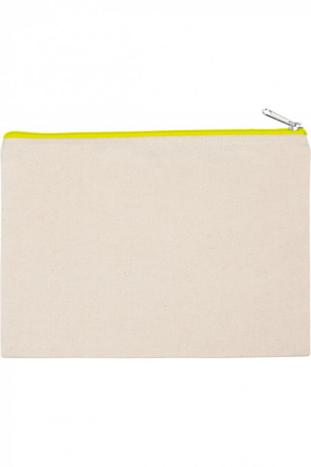 Pochette en coton canvas - grand modèle