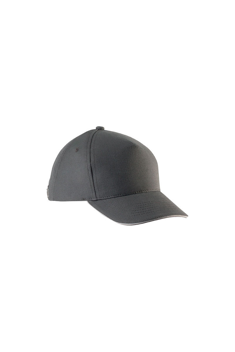 CASQUETTE ENFANT AVEC SANDWICH CONTRASTÉ - 5 PANNEAUX