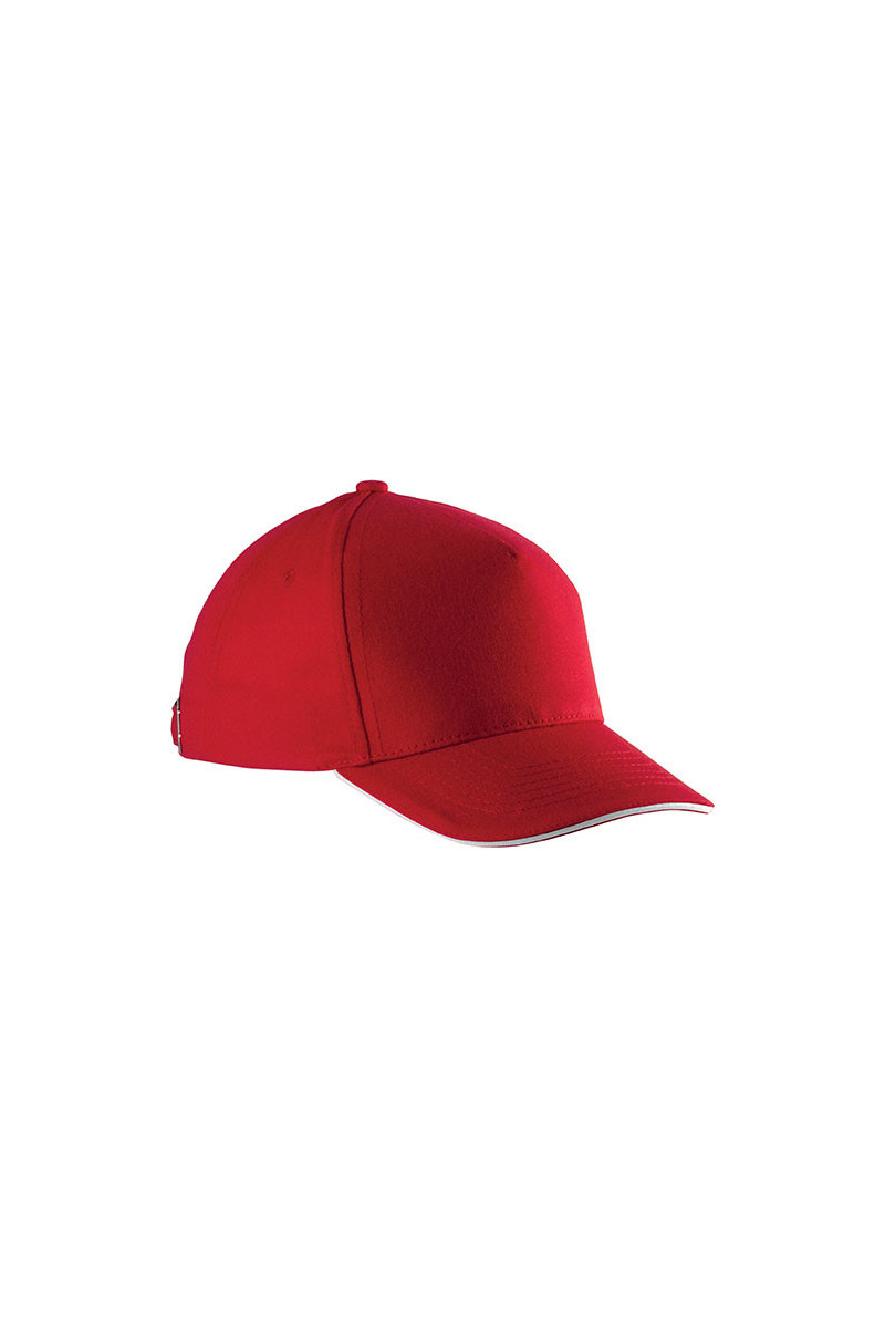 CASQUETTE ENFANT AVEC SANDWICH CONTRASTÉ - 5 PANNEAUX