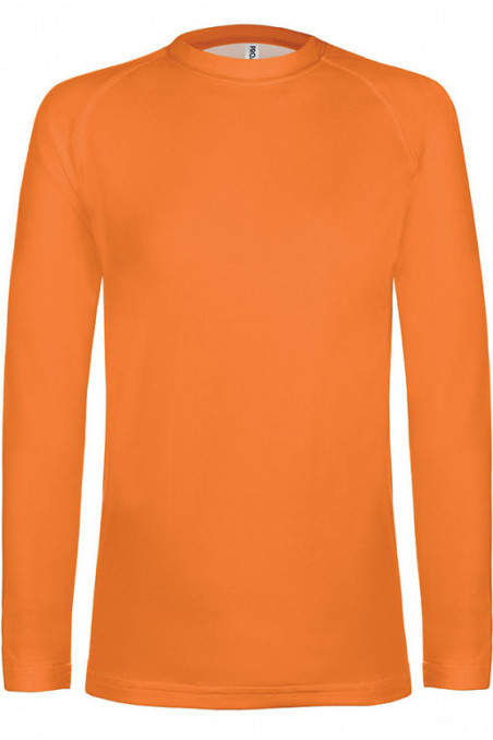 T-shirt double peau sport manches longues unisexe