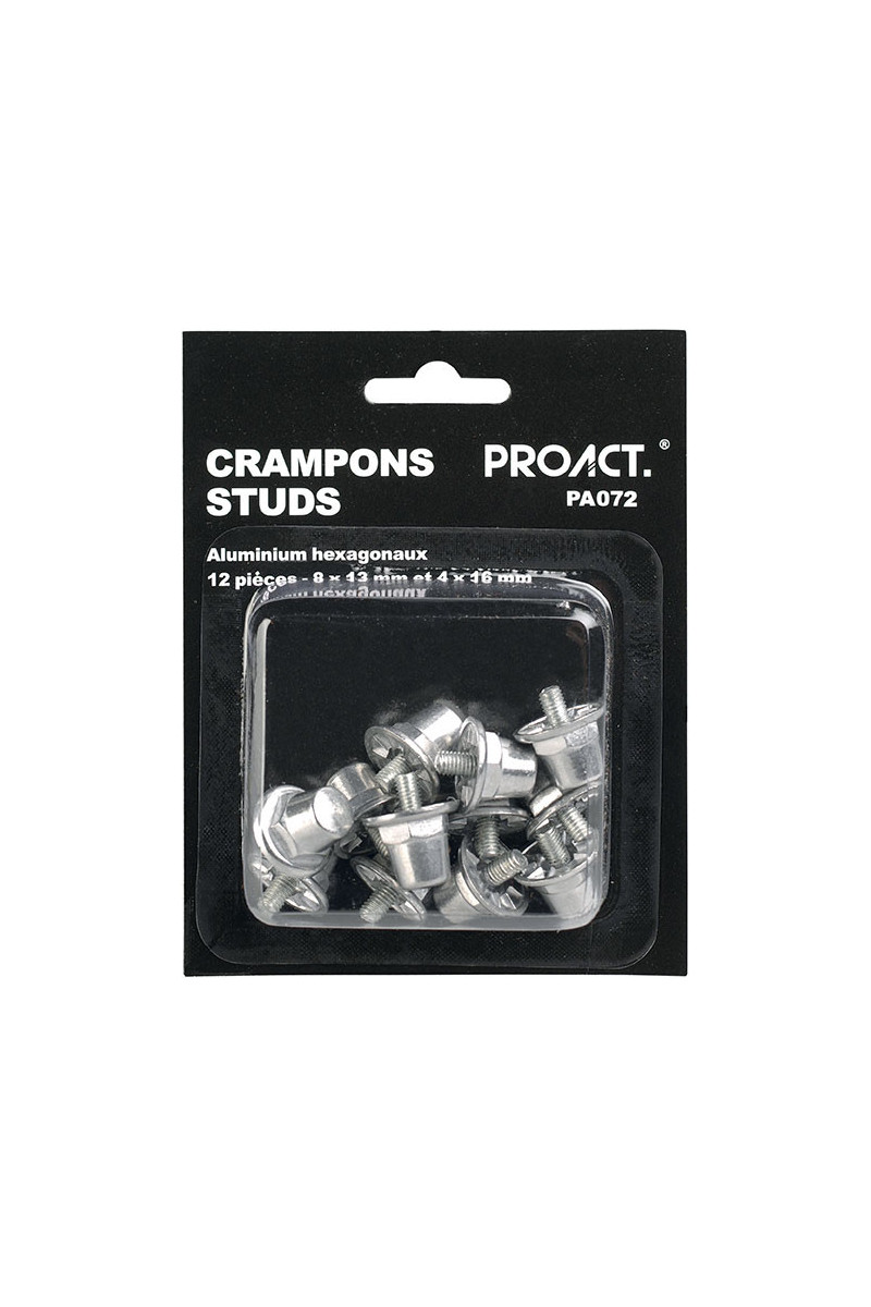 Boîte de 12 crampons alu hexagonaux