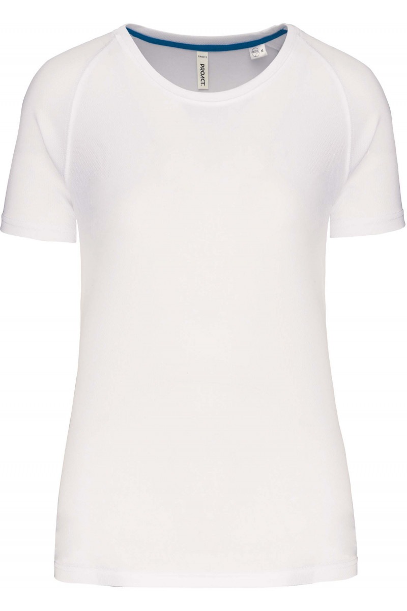T-shirt de sport à col rond recyclé femme