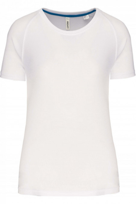 T-shirt de sport à col rond recyclé femme