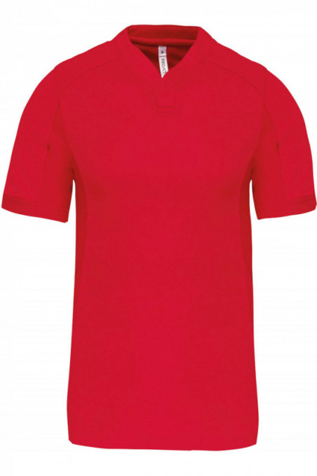 Maillot de rugby bi-matière manches courtes unisexe