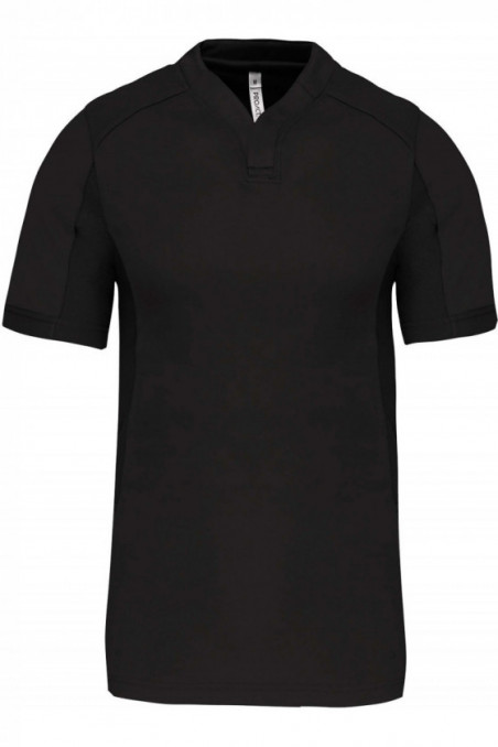 Maillot de rugby bi-matière manches courtes unisexe