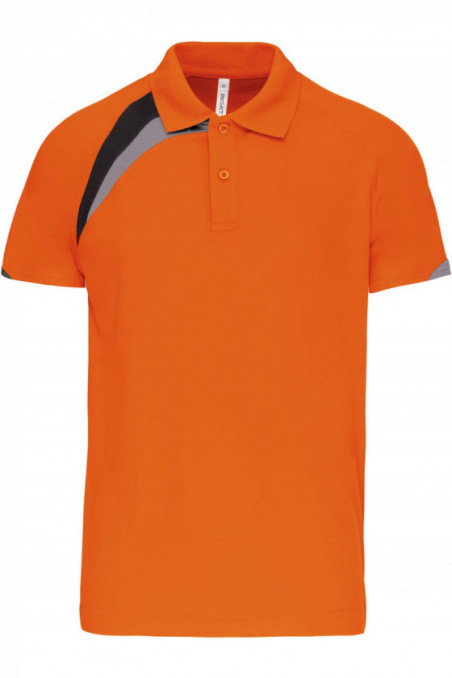 Polo de sport manches courtes unisexe
