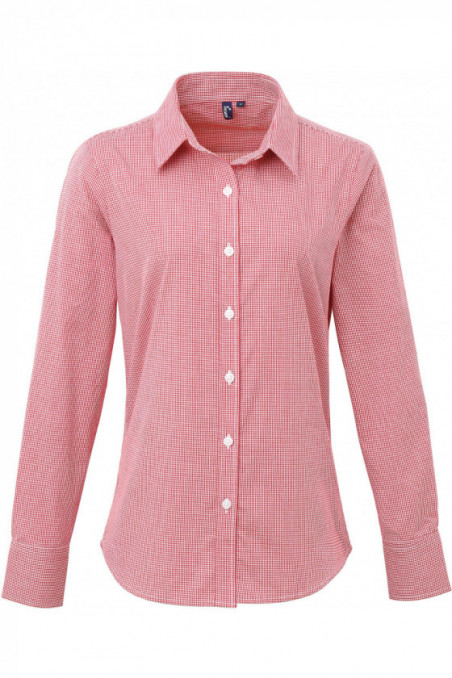 Chemise femme micro carreaux 'Vichy'