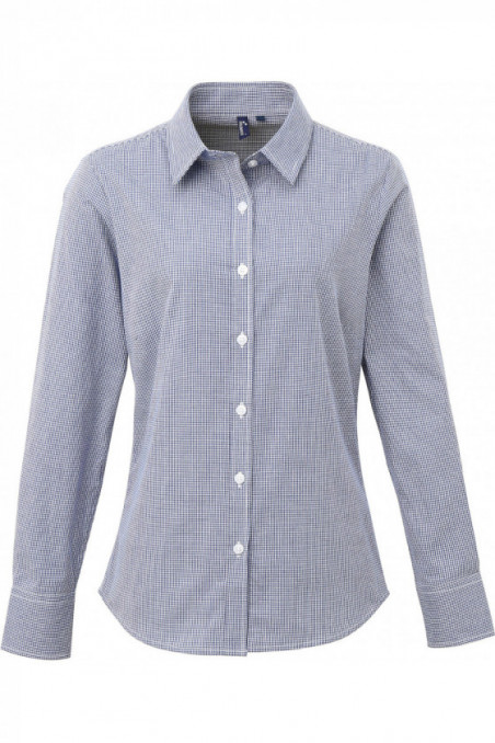 Chemise femme micro carreaux 'Vichy'