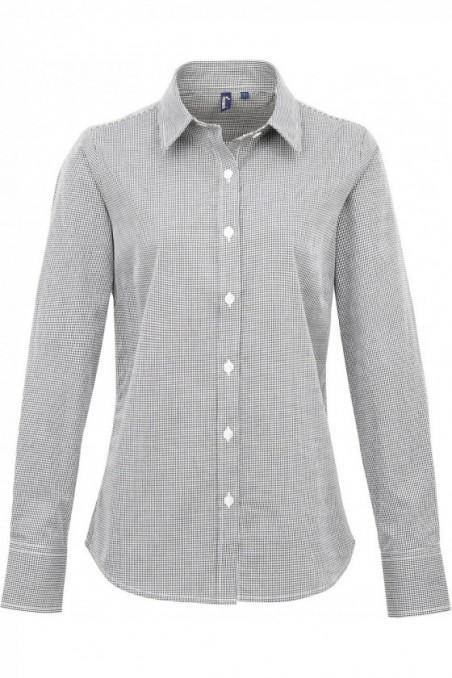 Chemise femme micro carreaux 'Vichy'