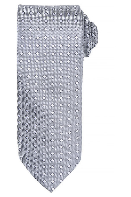 Cravate à motif carré