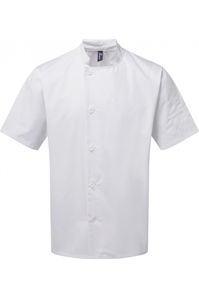 Veste chef cuisinier manches courtes 'Essential'