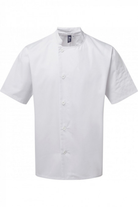 Veste chef cuisinier manches courtes 'Essential'