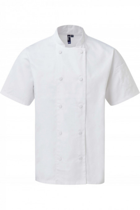 Veste chef cuisinier manches courtes Coolchecker®