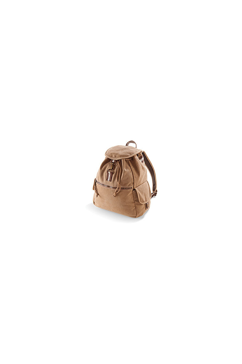 Sac à dos vintage en toile